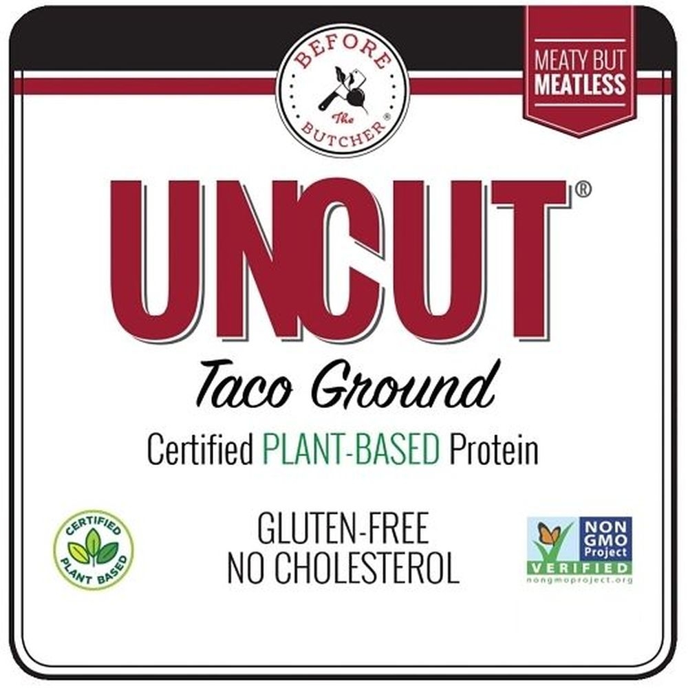 Uncut Plant Based Taco Ground, 14 Ounce -- 12 per case
