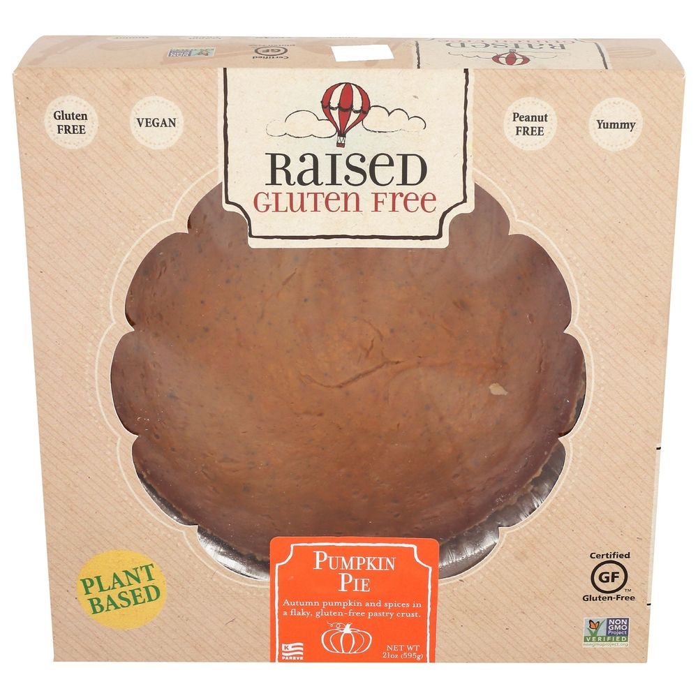 Raised Gluten Free Vegan 9 inch Pumpkin Pie, 22 Ounce -- 6 per case