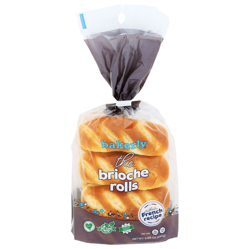 Bakerly Brioche Rolls, 9.88 Ounce -- 12 per case