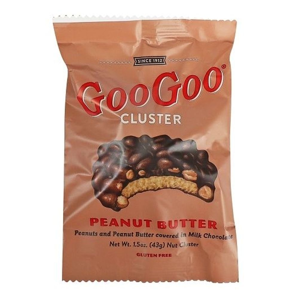 Goo Goo Individually Wrapped Peanut Butter Clusters, 1.5 Ounce - 72 per case