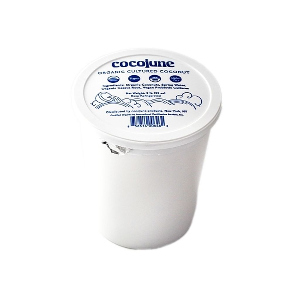 Cocojune Organic Pure Cultured Coconut Yogurt, 32 Ounce -- 6 per case