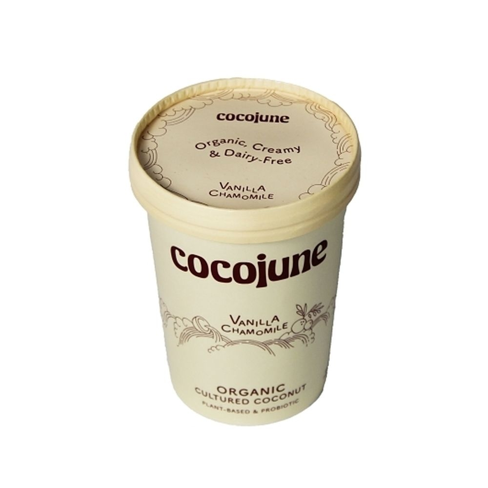 Cocojune Organic Vanilla and Chamomile Cultured Coconut Yogurt, 16 Ounce -- 8 per case
