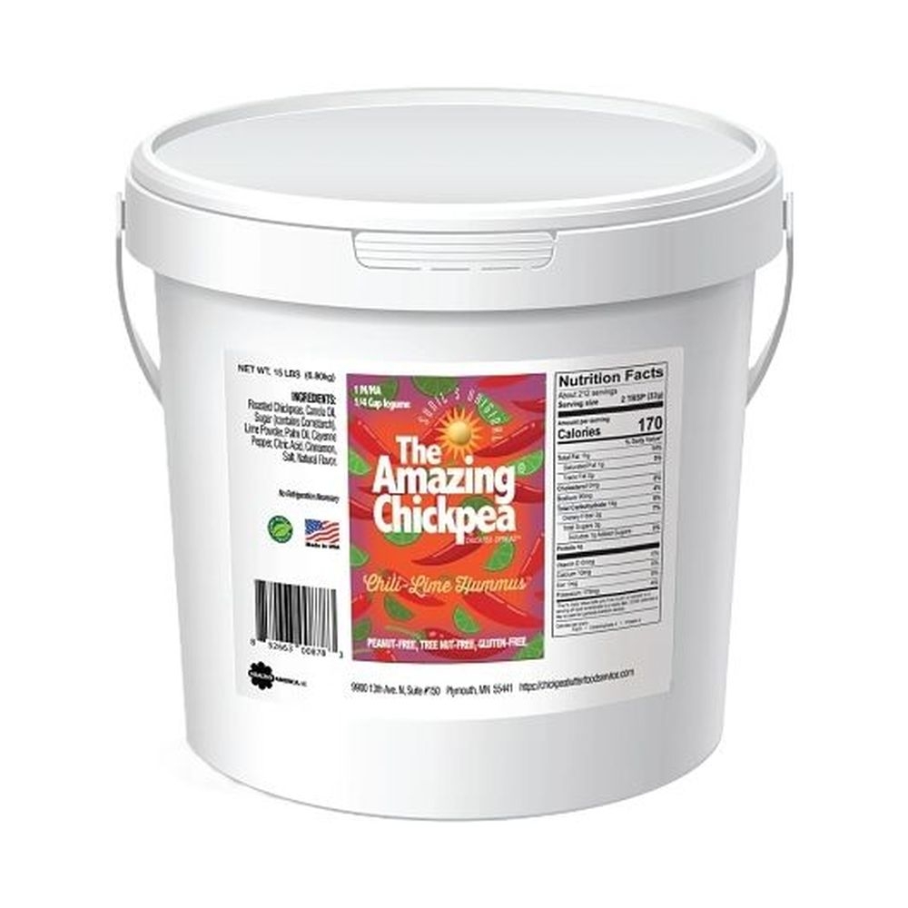 The Amazing Chickpea Chili Lime Spread, 15 Pound