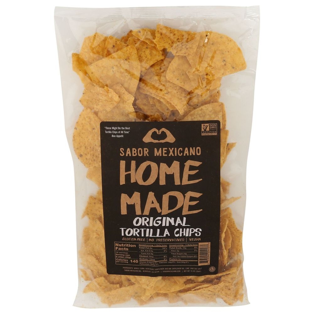 Sabor Mexicano Home Made Original Tortilla Chips, 10 Ounce -- 11 per case