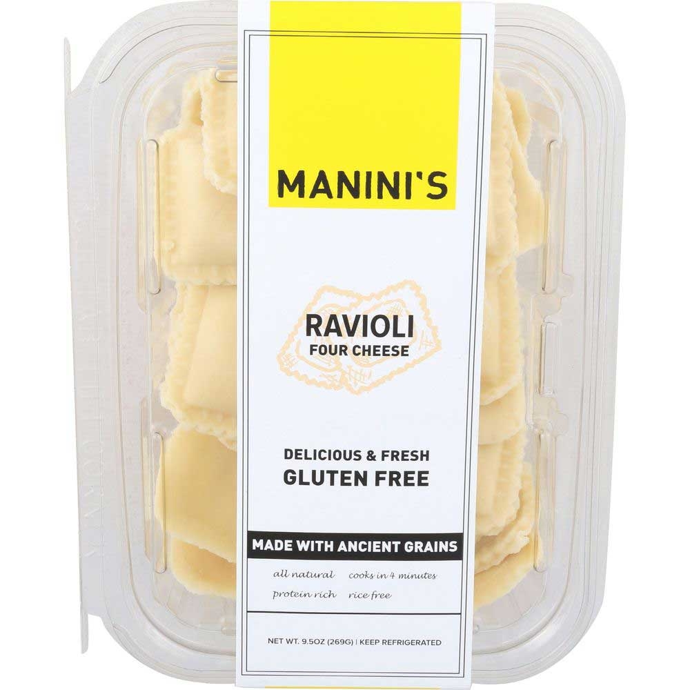 Maninis Four Cheese Ravioli, 9.5 Ounce -- 12 per case
