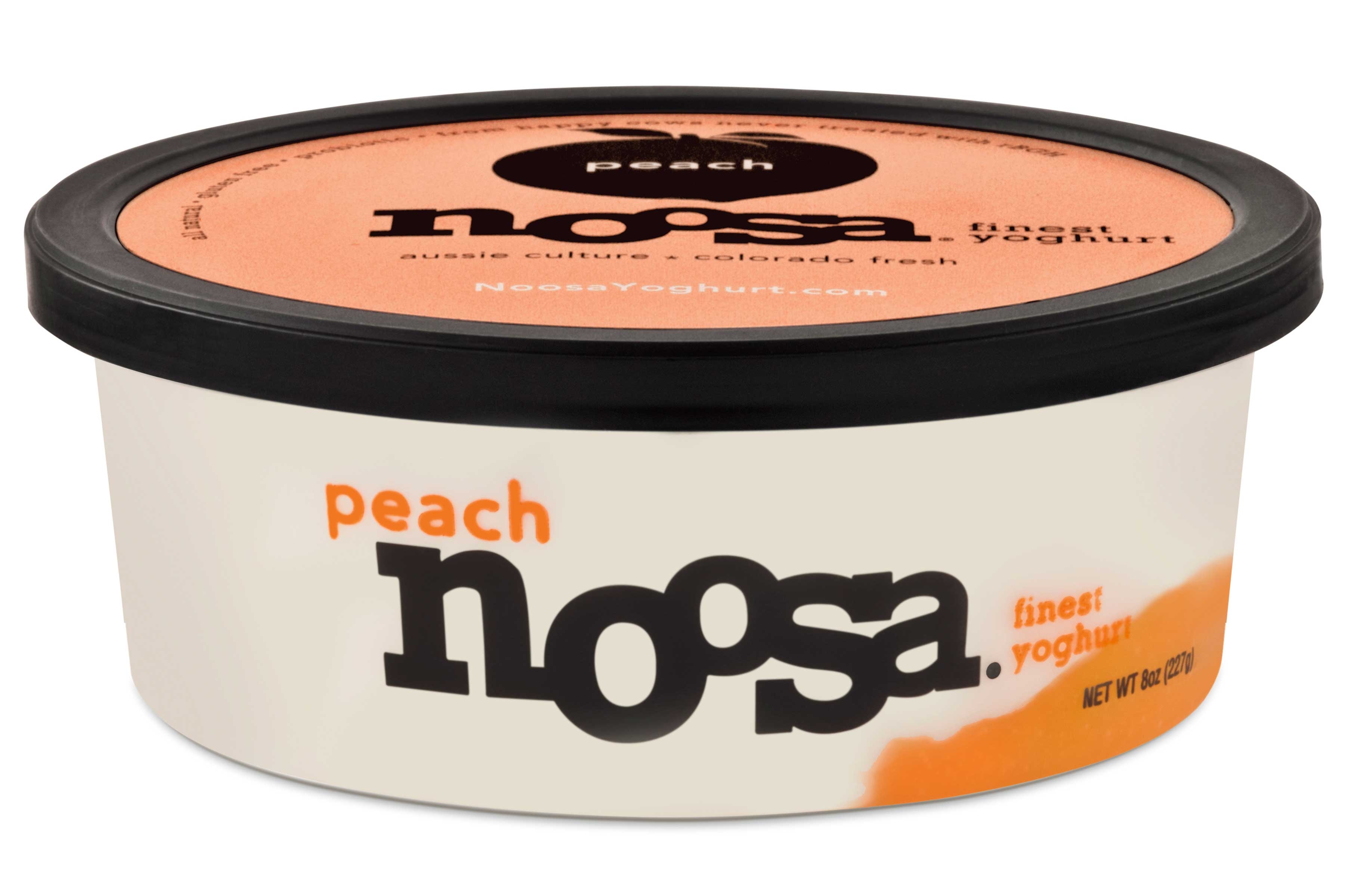 Noosa Peach Yoghurt, 8 Ounce -- 12 per case.