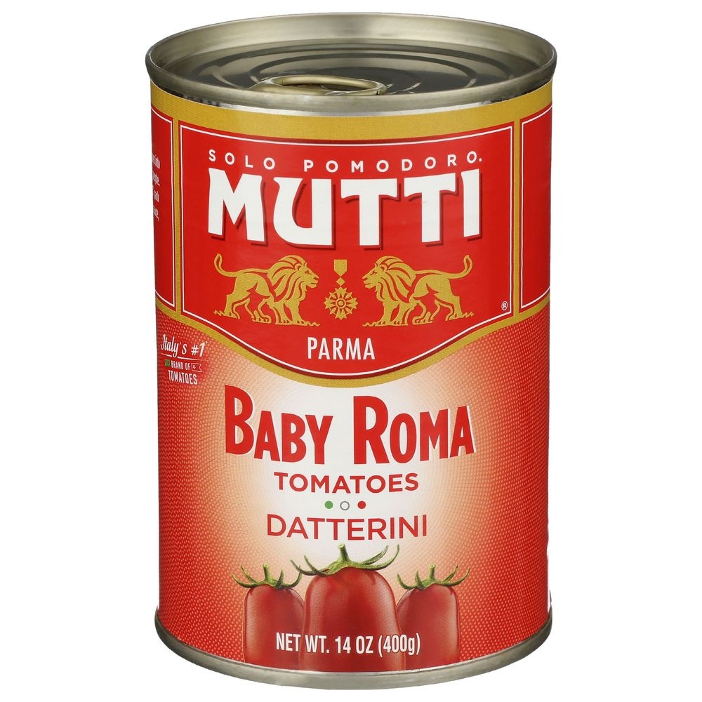 Mutti Parma Baby Roma Tomatoes, 14 Ounce -- 12 per case