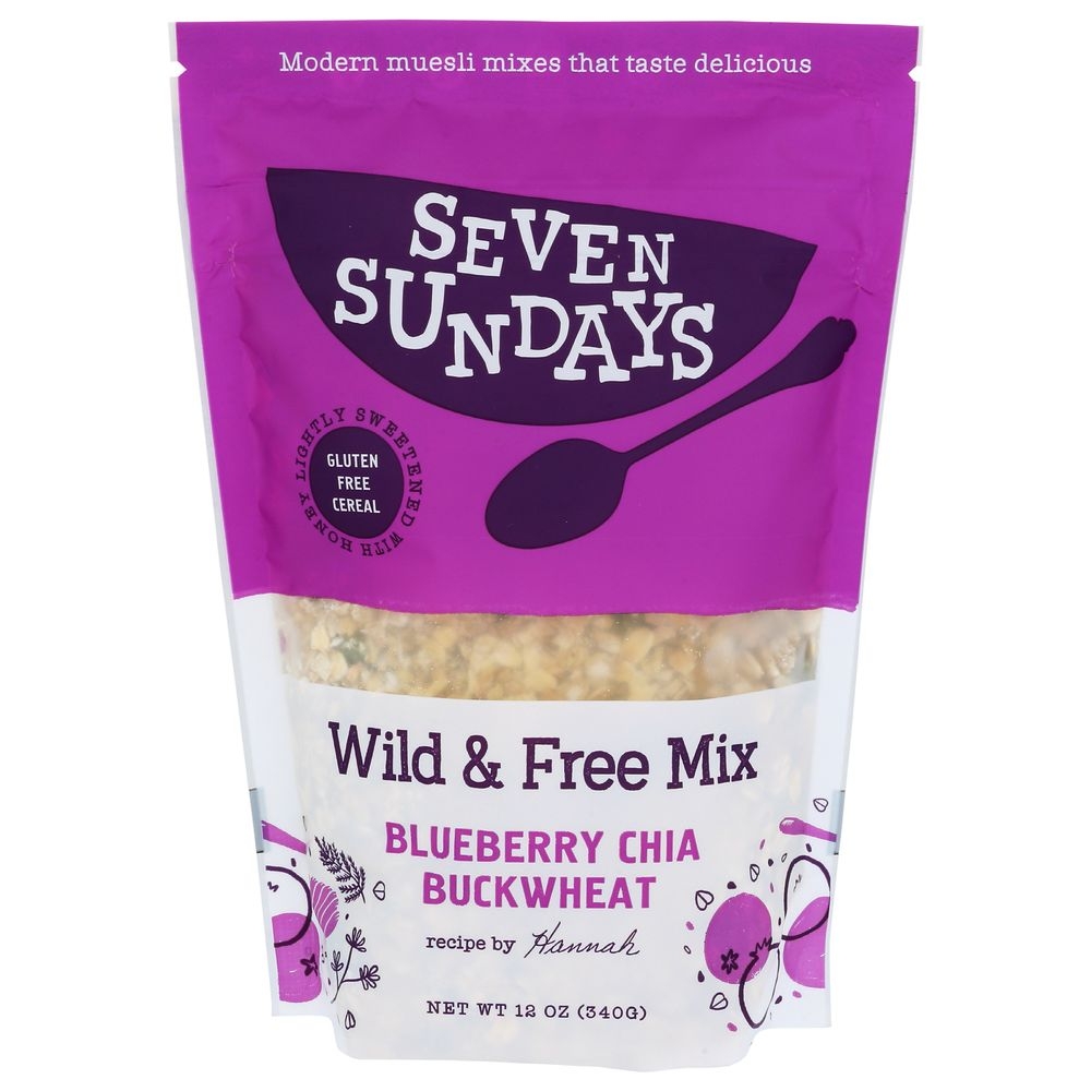 Sevan Sundays Blueberry Chia Buckwheat Muesli, 12 Ounce -- 6 per case.