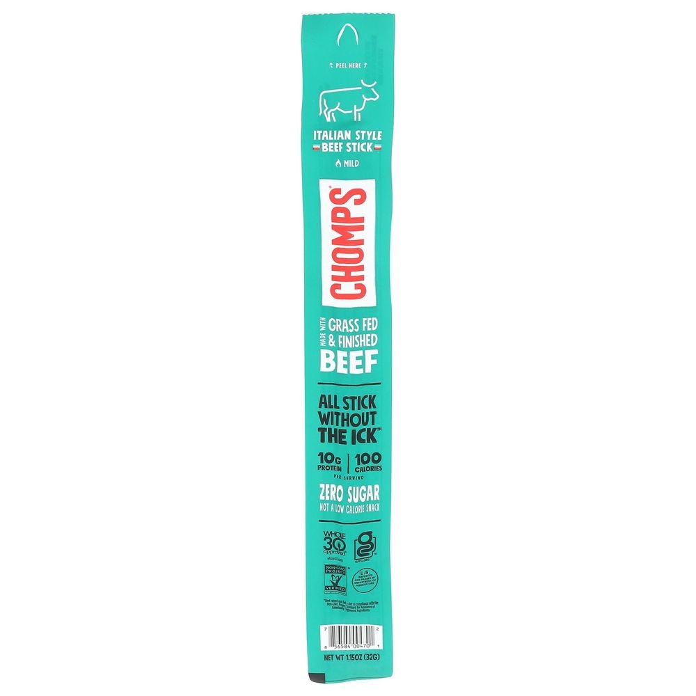 Chomps Italian Style Beef Stick, 1.15 Ounce -- 24 per case