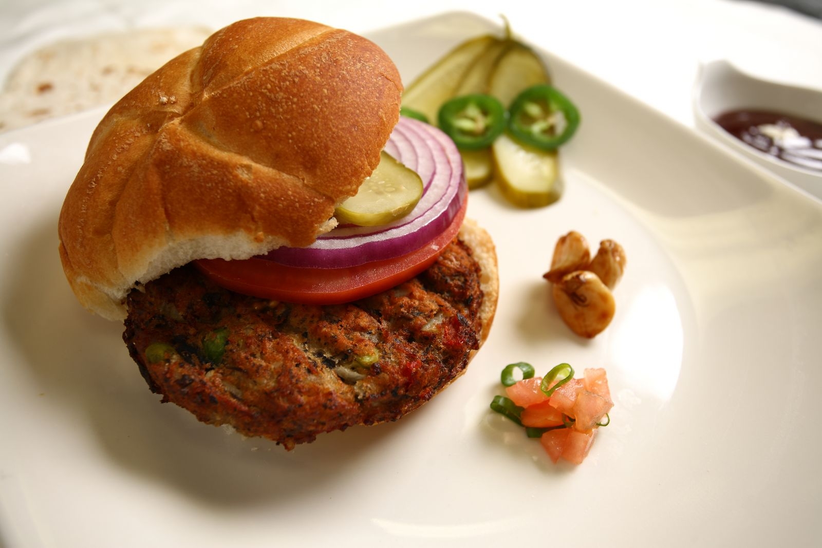 Guiltless Cuisine Southwestern Veggie Burger, 4 Ounce -- 36 per case.