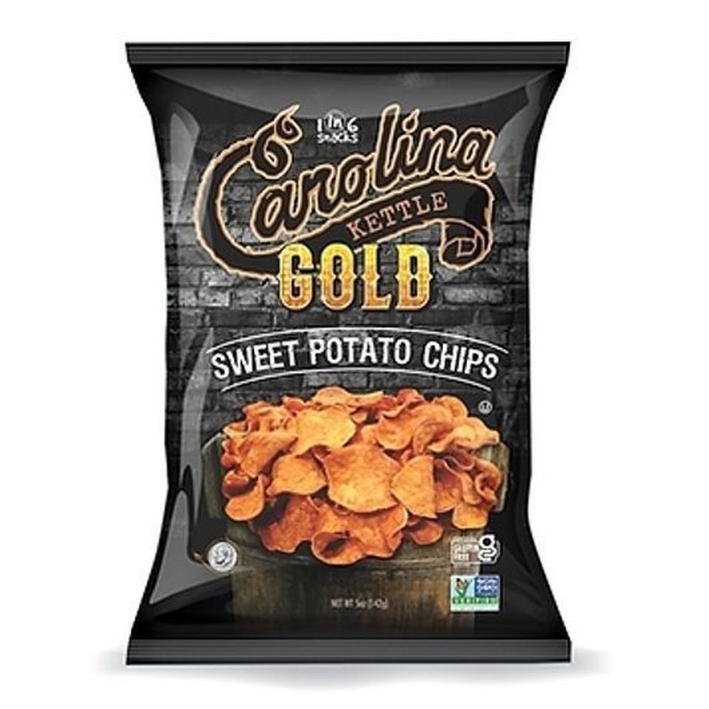 Carolina Kettle Sweet Potato Flavored Kettle Cooked Potato Chips, 5 Ounce -- 14 per case