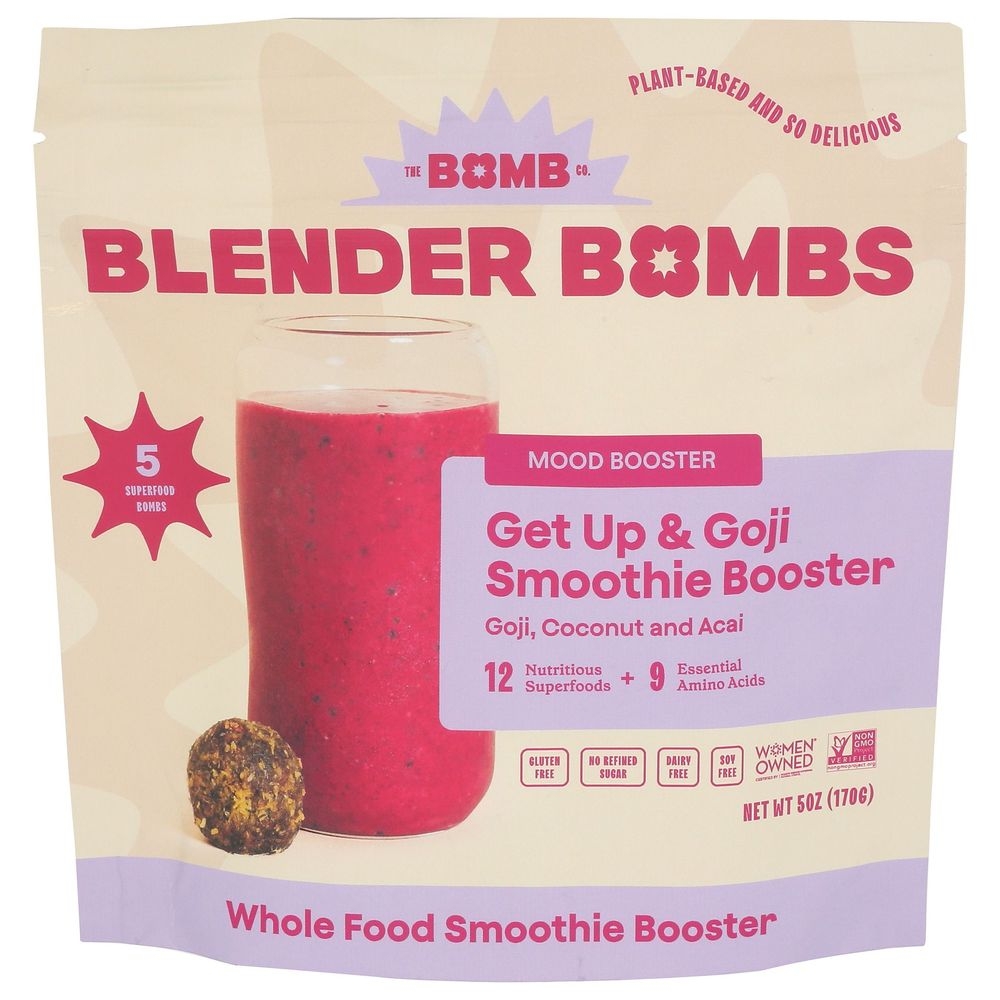 Blender Bombs Get Up and Goji Blender Bomb Smoothie Booster, 5 Ounce