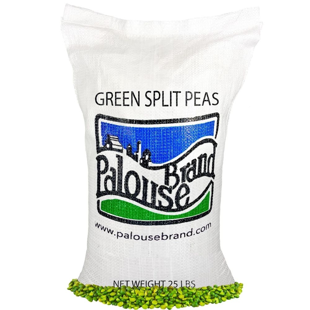 Palouse Green Split Peas, 25 Pound