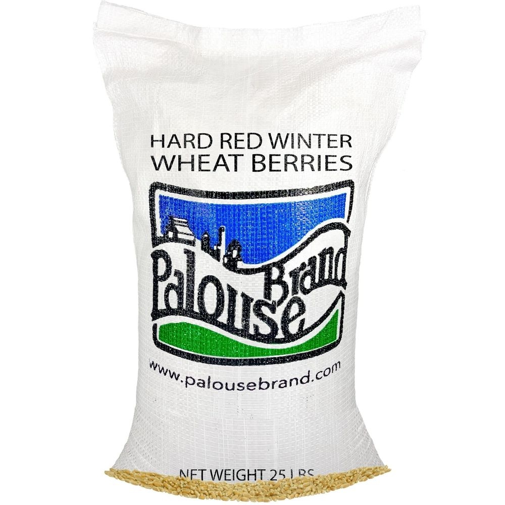 Palouse Hard Red Winter Wheat Berries, 25 Pound