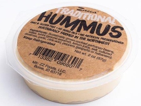 Zacca Traditional Hummus, 2 Ounce -- 24 per case.