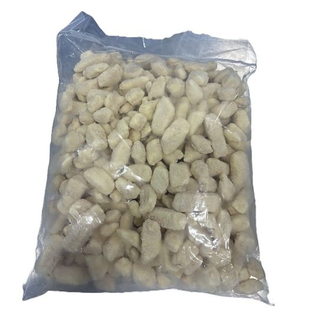 Kaufholds Kurds White and Yellow Breaded Cheddar Cheese Curds, 5 Pound - 2 per case