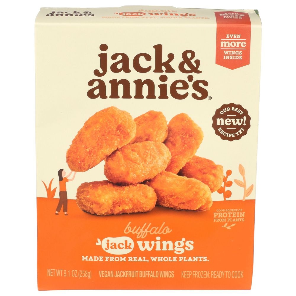 Jack and Annies Jackfruit Buffalo Wings, 9.1 Ounce -- 8 per case