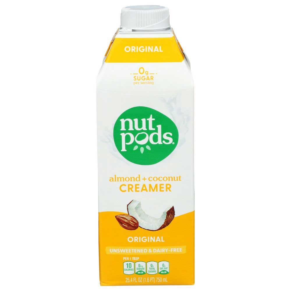 Nutpods Dairy Free Unsweetened Original Creamer, 25.4 Fluid Ounce -- 6 per case