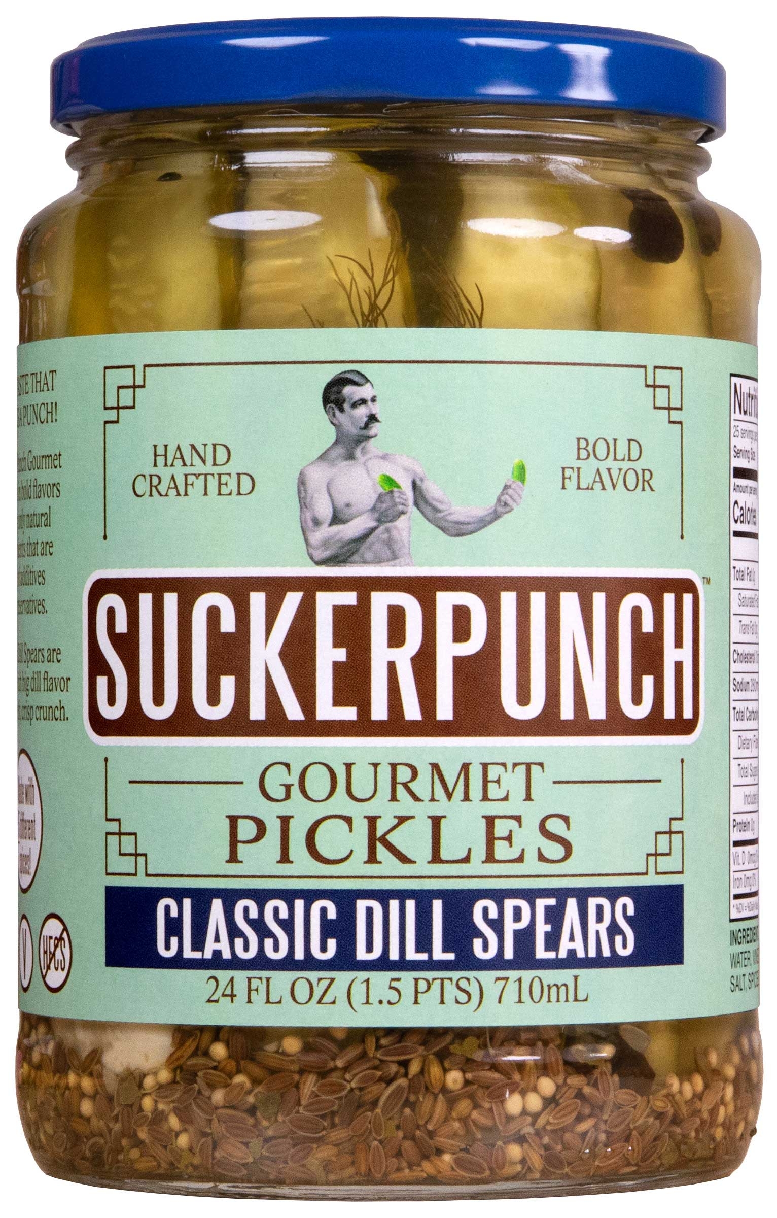 Sucker Punch Classic Dill Spears Pickle, 24 Ounce -- 6 per case