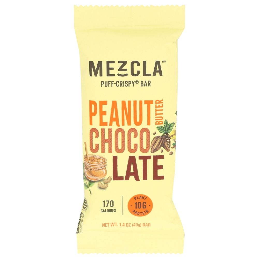 Mezcla Canadian Peanut Butter Chocolate Protein Bar, 1.4 Ounce -- 12 per case