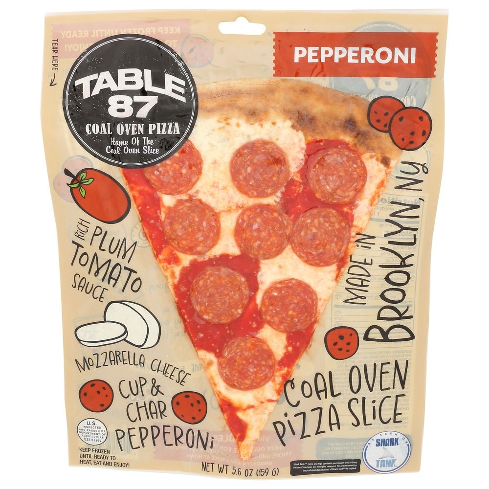 Table 87 Coal Oven Pepperoni Pizza Slice, 5.6 Ounce -- 12 per case
