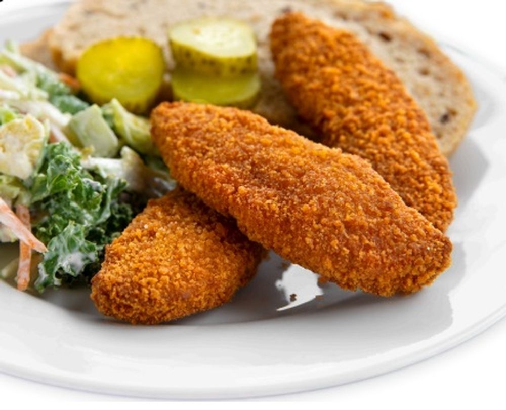Rebellyous Spicy Kickin Plant Based Chicken Tenders, 10 Pound