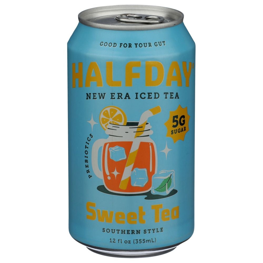 Halfday Sweet Tea Prebiotic Iced Tea, 12 Fluid Ounce -- 12 per case