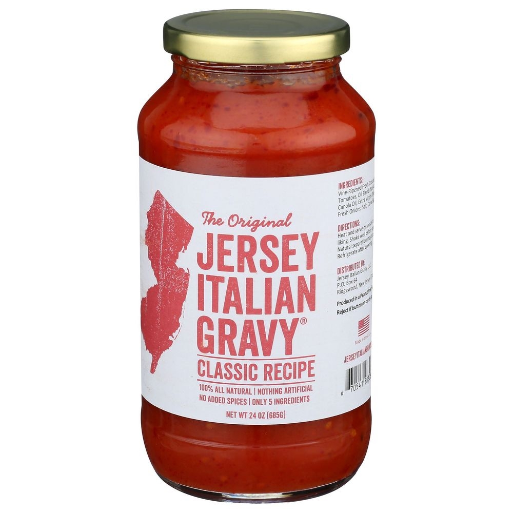Jersey Italian Gravy - Classic, 24 Ounce -- 12 per case
