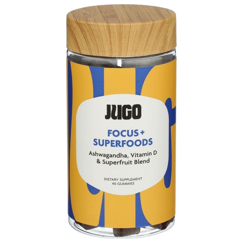 Jugo Focus Plus Superfoods Gummies, 40 count