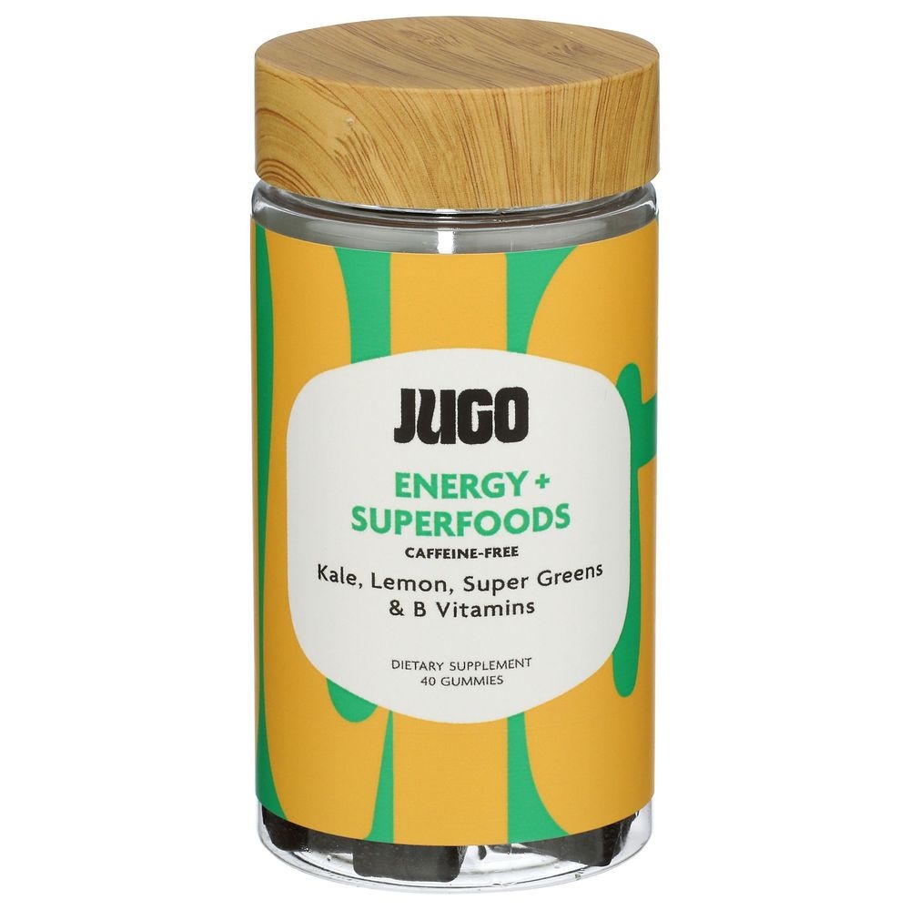 Jugo Energy Plus Superfoods Gummies, 40 count