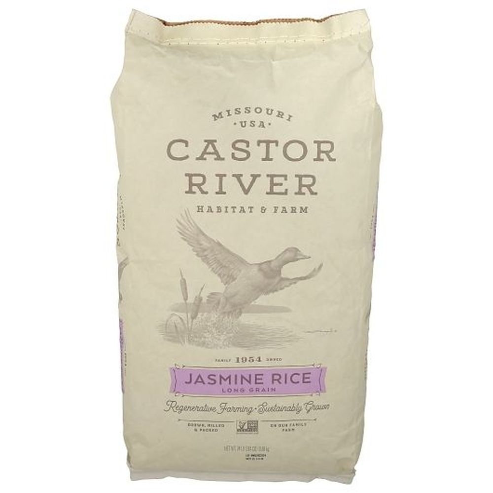 Castor River Long Grain Jasmine Rice, 24 Pound