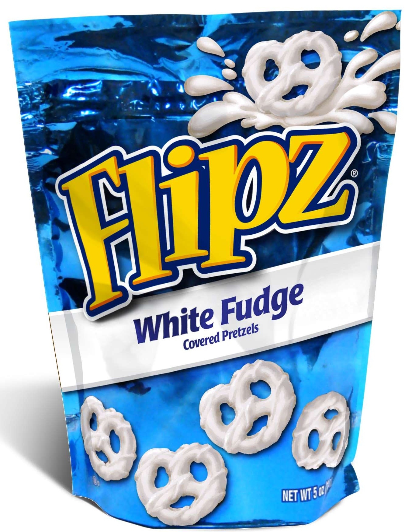 Flipz Milk Chocolate Covered Pretzel - Floorstand, 5 Ounce -- 48 per case