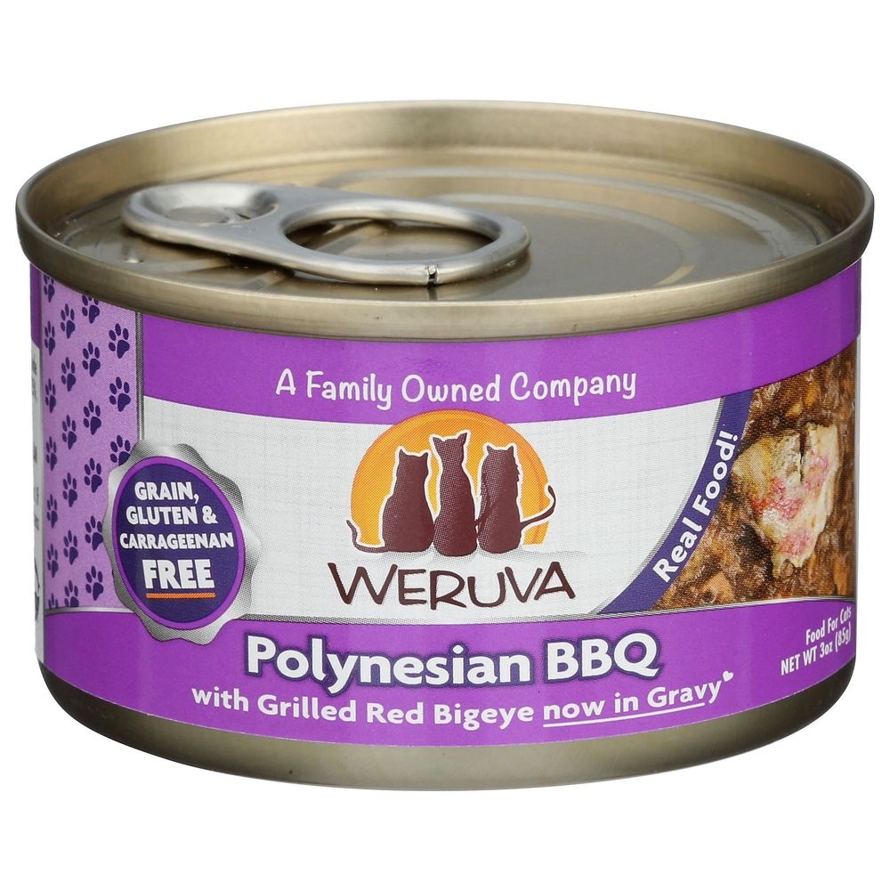 Weruva Polynesian Bbq with Grilled Red Bigeye in Gravy Cat Food, 3 Ounce -- 24 per case