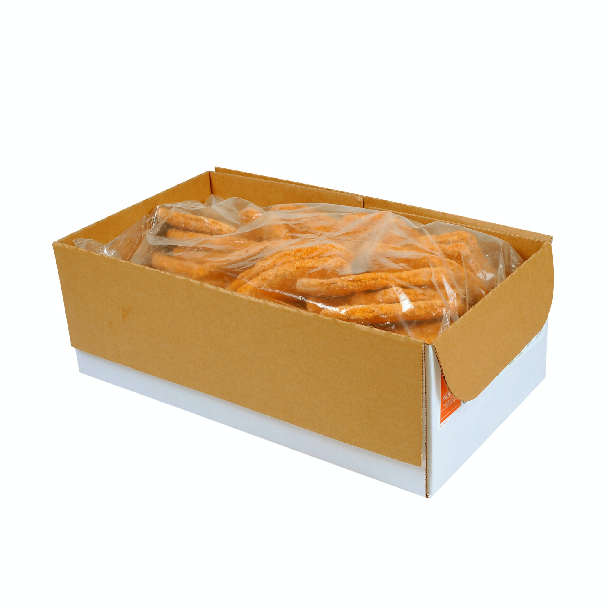 Advance Food Breaded Pork Patties, 4 Ounce -- 40 per case.