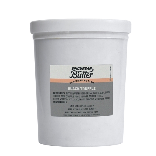 Epicurean Butter Black Truffle Butter, 80 Ounce -- 2 per case