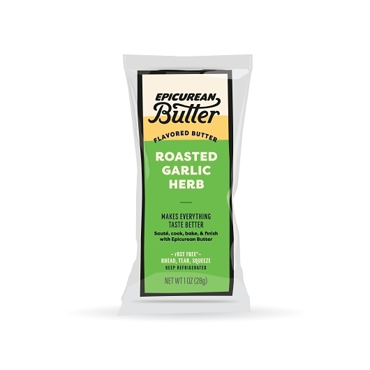 Epicurean Butter Roasted Garlic Herb Flavored Butter, 1 Ounce -- 130 per case