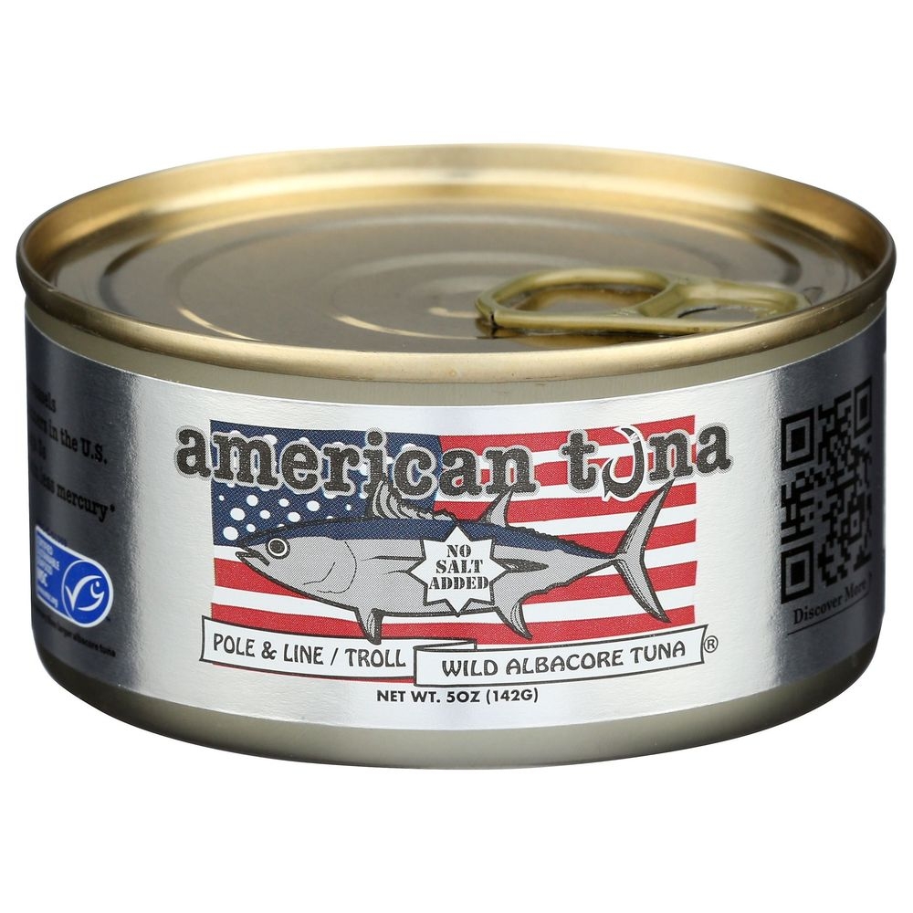 American Tuna No Salt Wild Albacore Tuna, 5 Ounce -- 12 per case