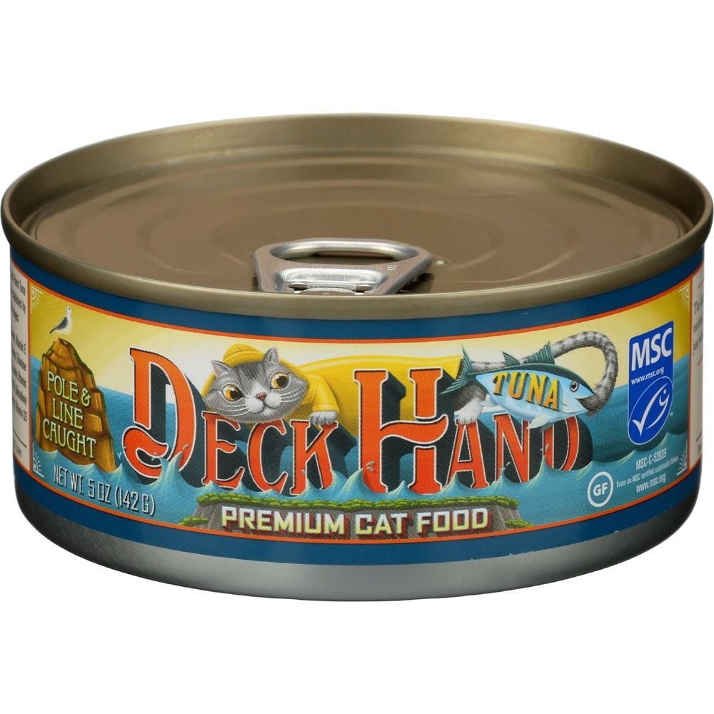 Deck Hand Pole and Line Caught Tuna Premium Cat food, 5 Ounce -- 24 per case