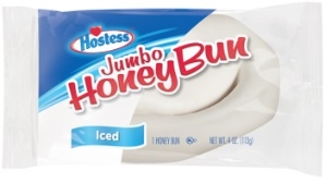 Hostess Jumbo Iced Honey Bun, 4 Ounce -- 36 per case