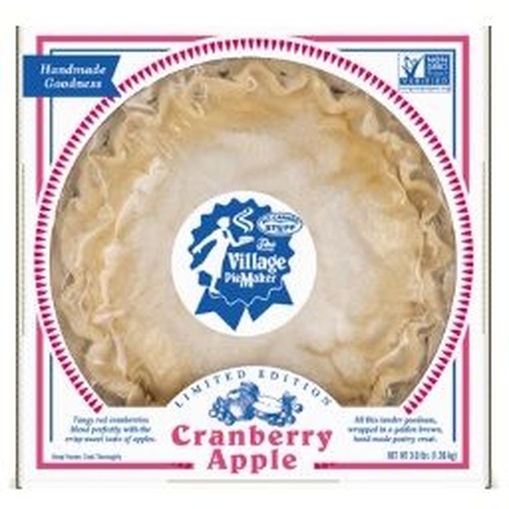 Village Piemaker Cranberry Apple Pie, 3 Pound -- 6 per case