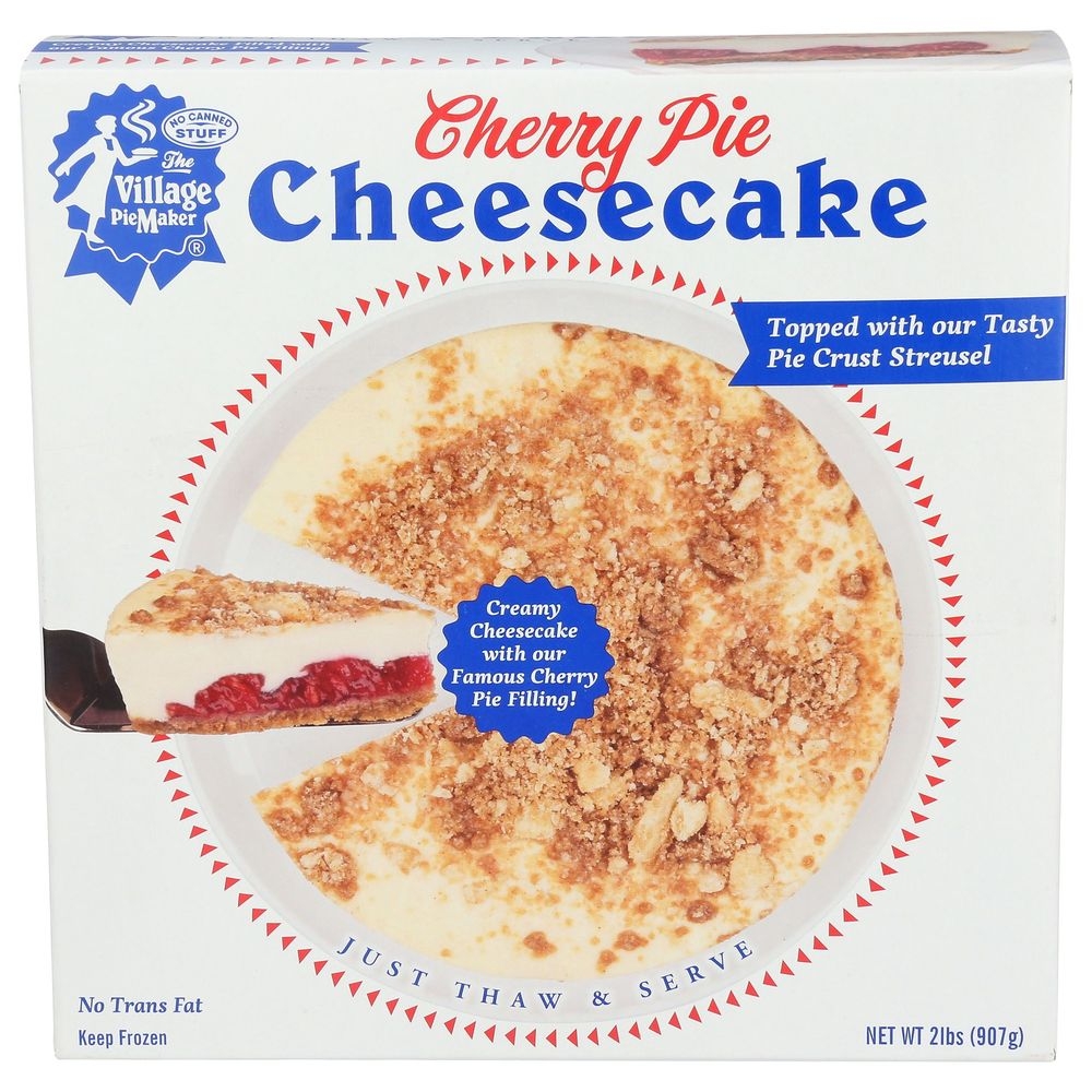 Village Piemaker Cherry Pie Cheesecake, 2 Pound -- 8 per case