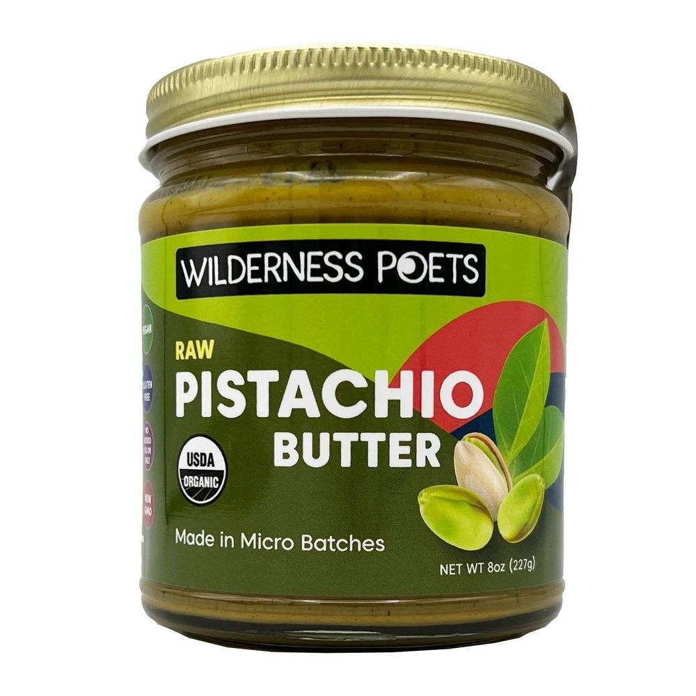 Wilderness Poets Organic Pistachio Butter, 8 Ounce -- 12 per case