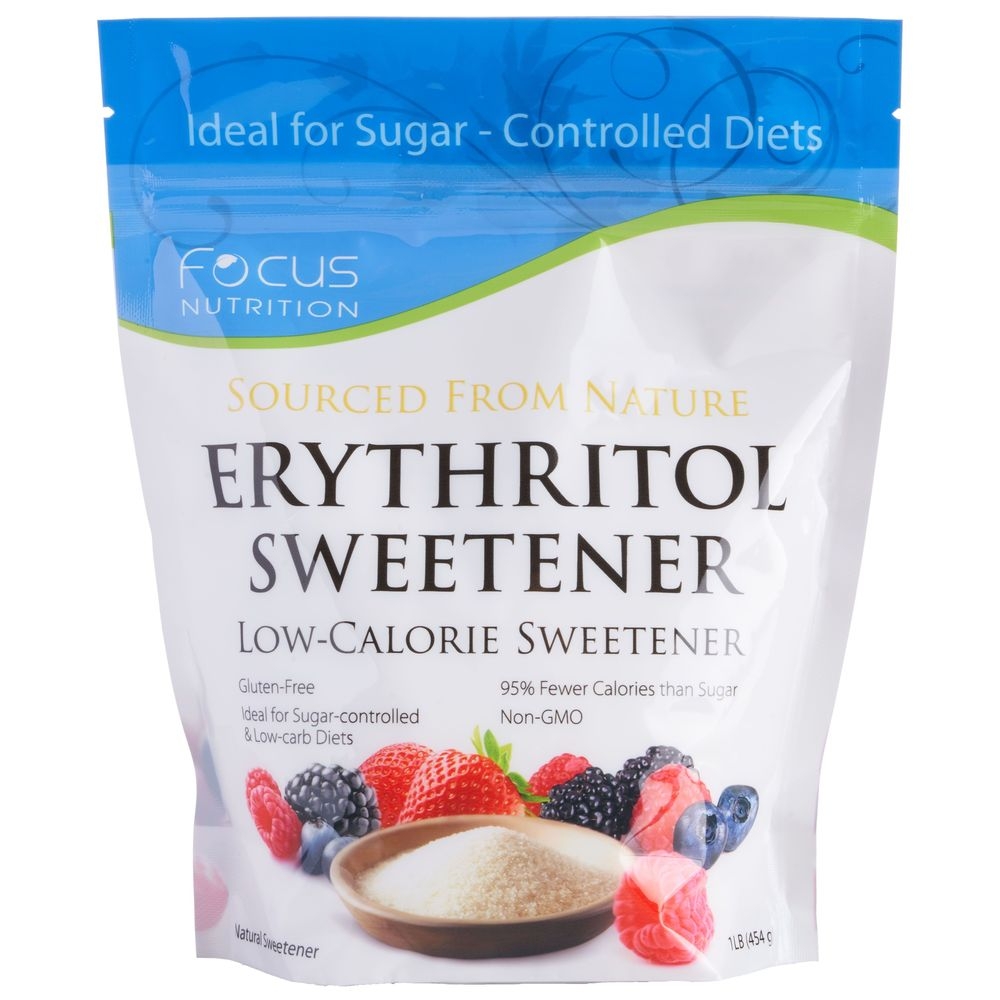 XyloBurst Erythritol Granules, 1 Pound Zip Lock Bag