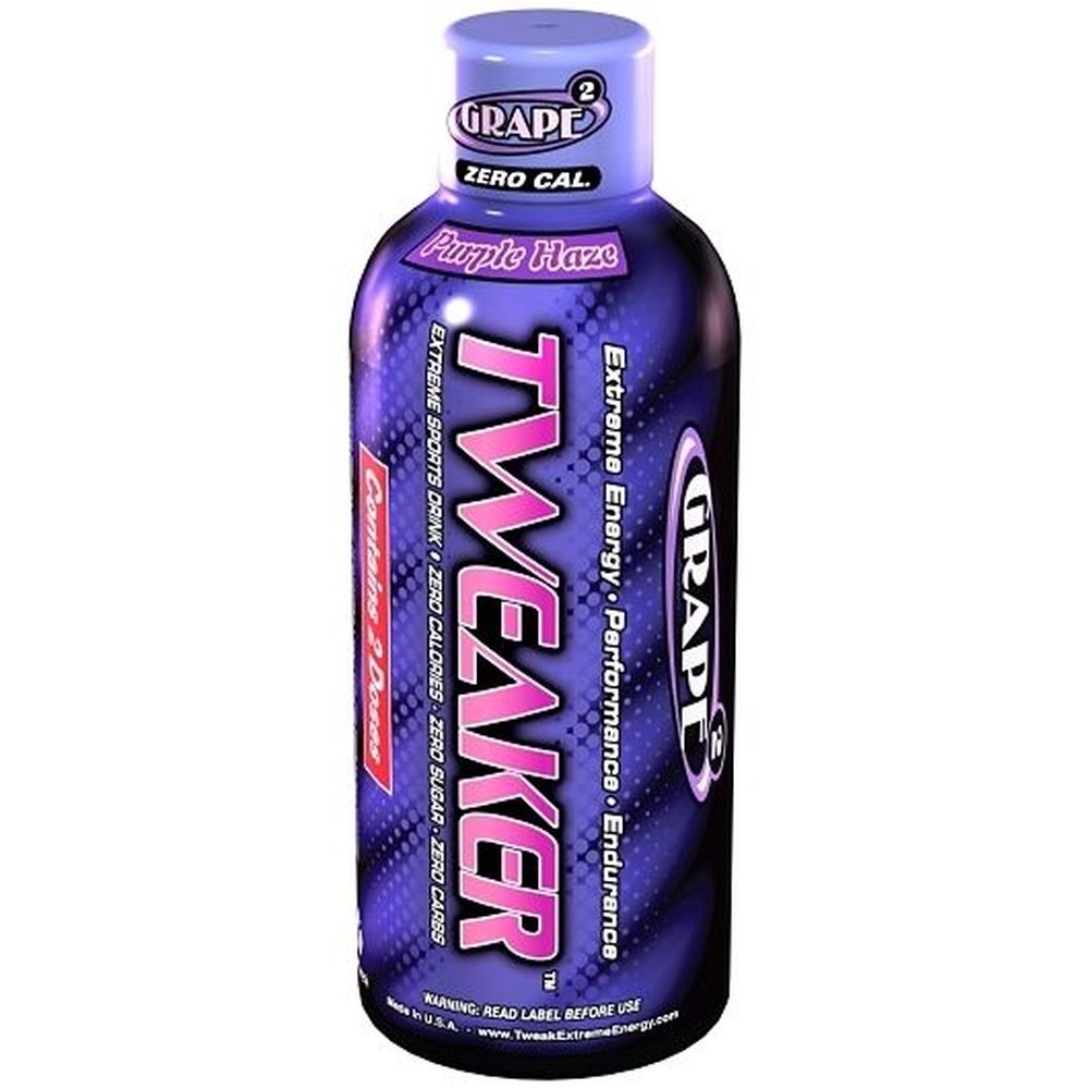 Tweaker Regular Strength Grape Energy Shot, 2 Ounce - 144 per case