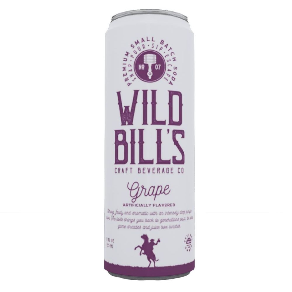 Wild Bills Grape Soda, 12 Fluid Ounce -- 12 per case