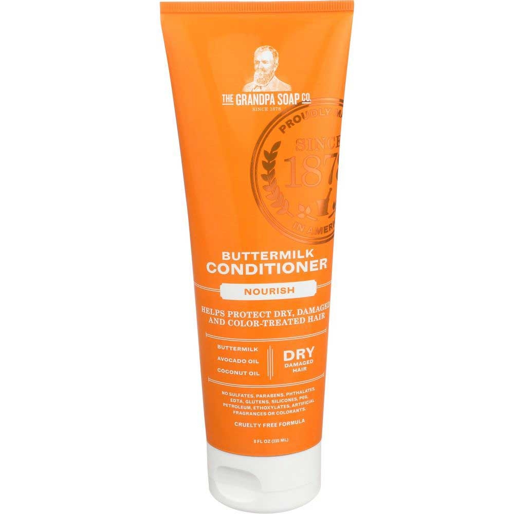 Grandpa Soap Buttermilk Nourish Conditioner, 8 Fluid Ounce