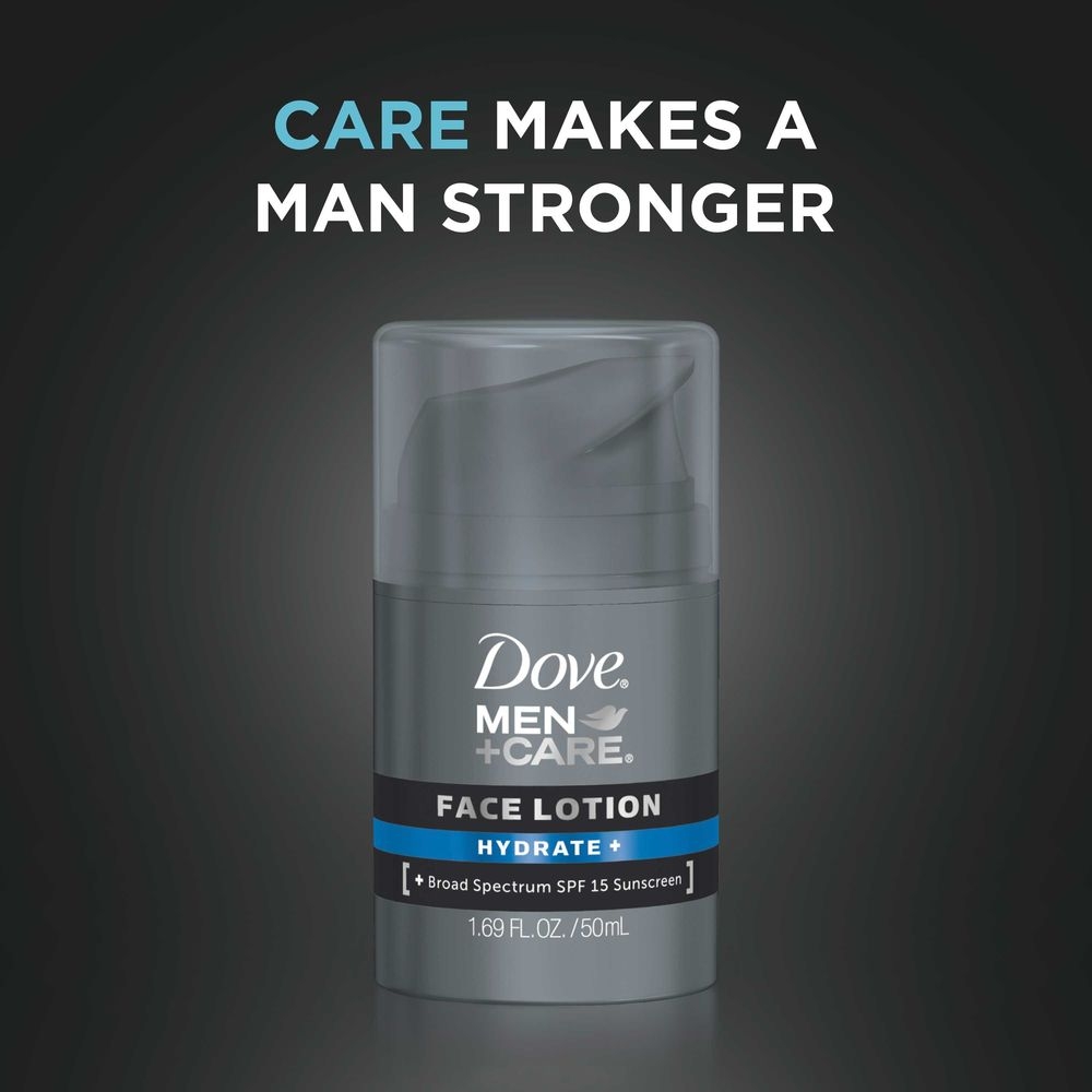 Dove Men Plus Care Hydrate Plus SPF 15 Face Lotion, 1.69 Ounce -- 12 per case