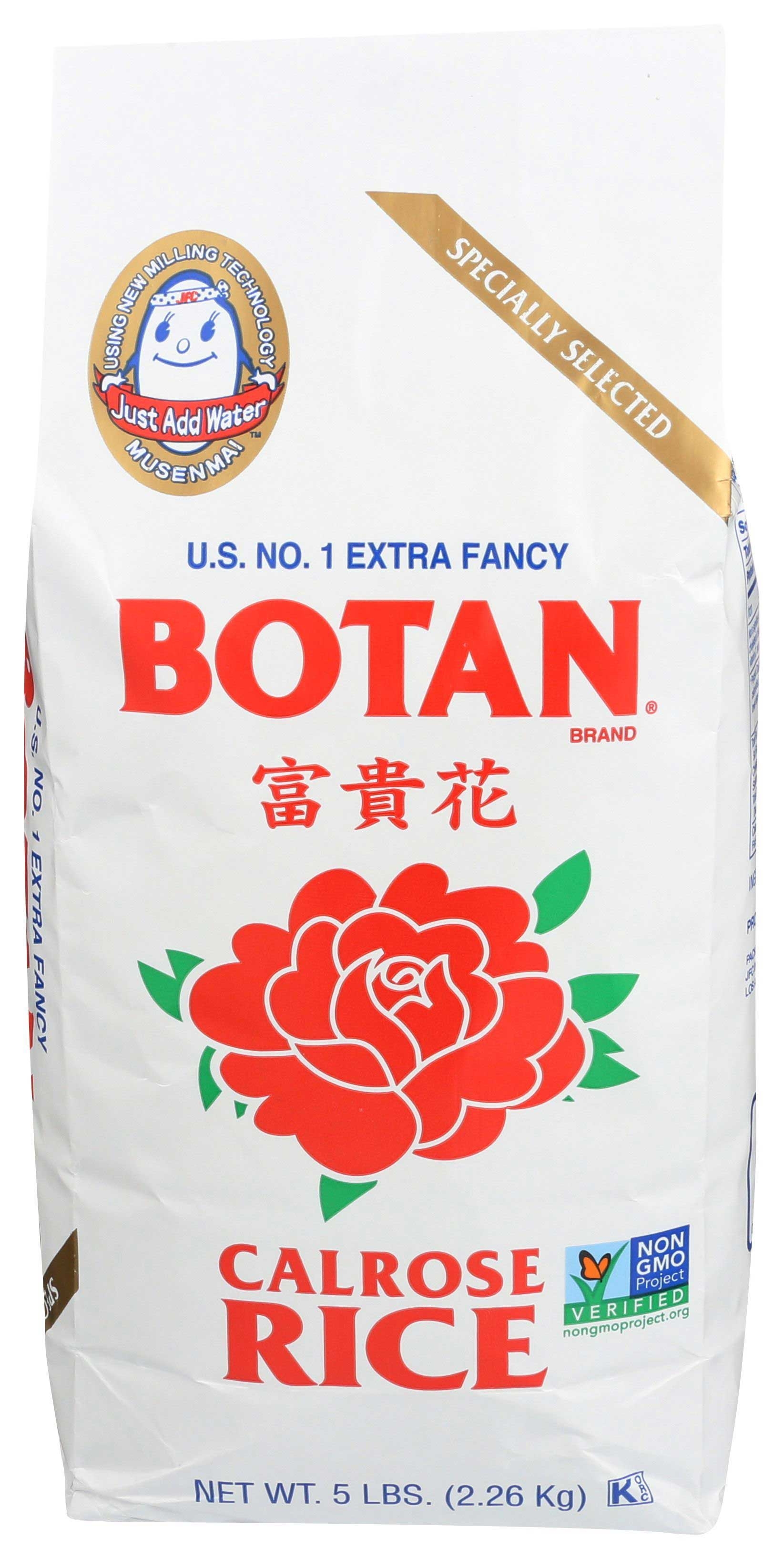 Botan Calrose Rice, 5 Pound -- 8 per case