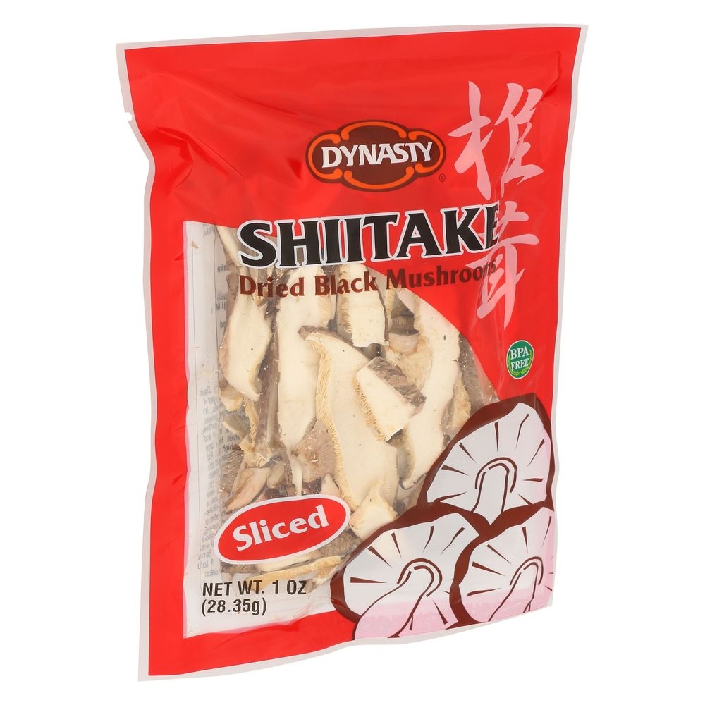 Dynasty Shiitake Dried Black Mushroom, 1 Ounce -- 24 Per Case