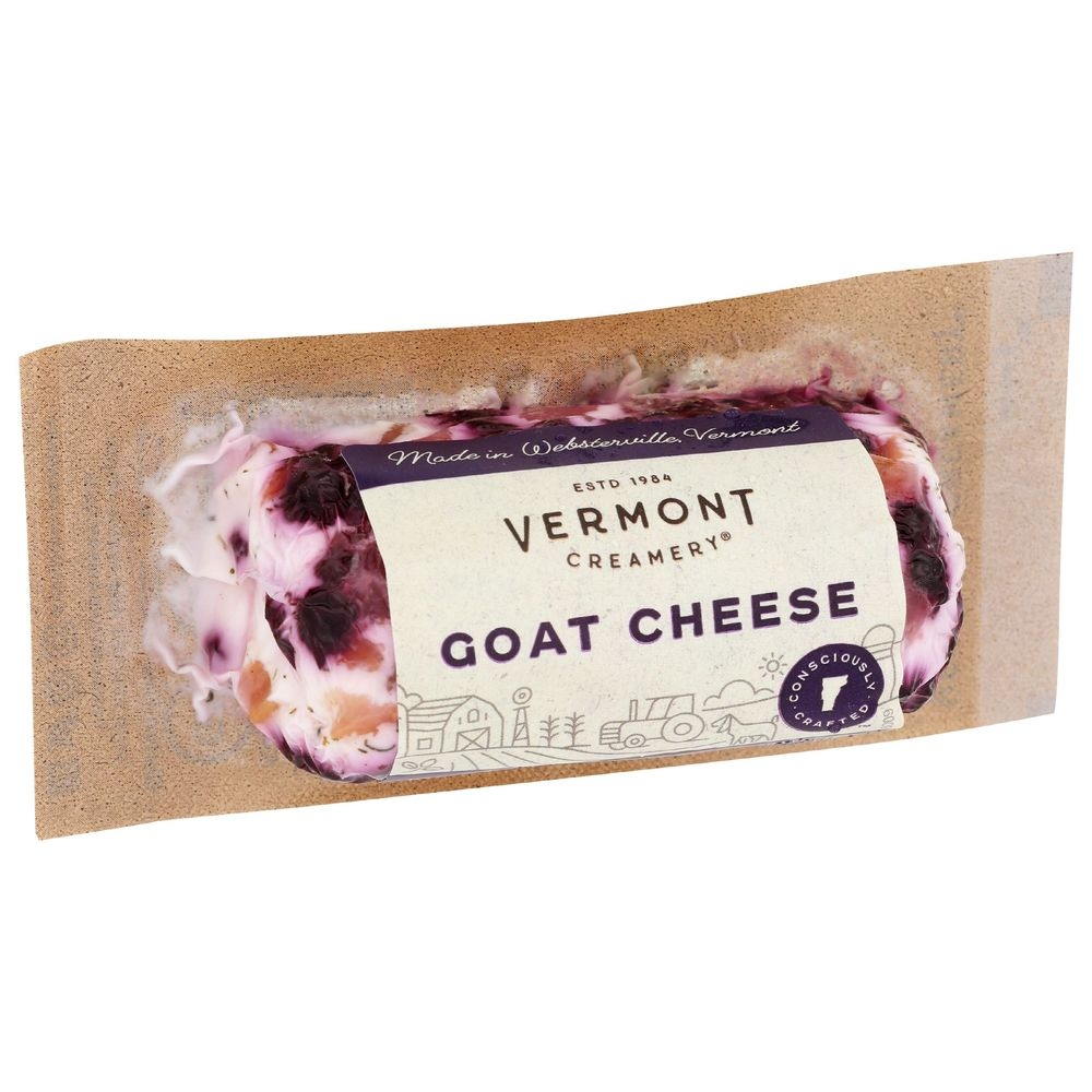 Vermont Creamery Blueberry Lemon and Thyme Chevre Goat Cheese, 4 Ounce -- 12 per case